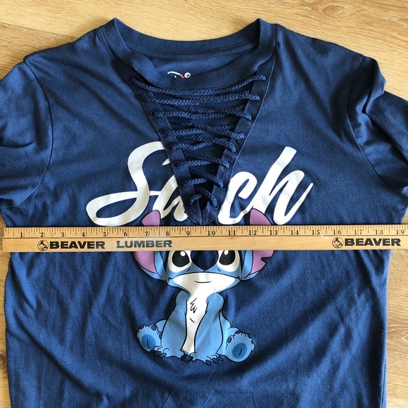 Disney Lilo & Stitch T-Shirt with Lace-Up Front - Picture 13 of 14